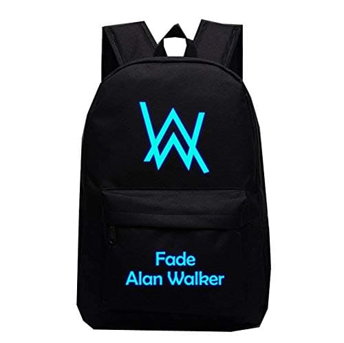 Alan Walker Luminous Backpacks Laptop Bag Bookbag Canvas Backpack for School