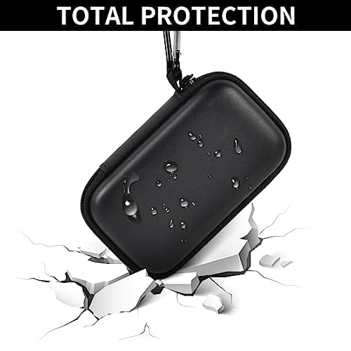 PAIYULE Case Compatible with SanDisk 1TB 2TB 4TB 500GB/for PRO Extreme Portable SSD External Solid State Hard Drive, Memory Card SD SDXC SDHC Card Storage Holder Organizer (Box Only) Black