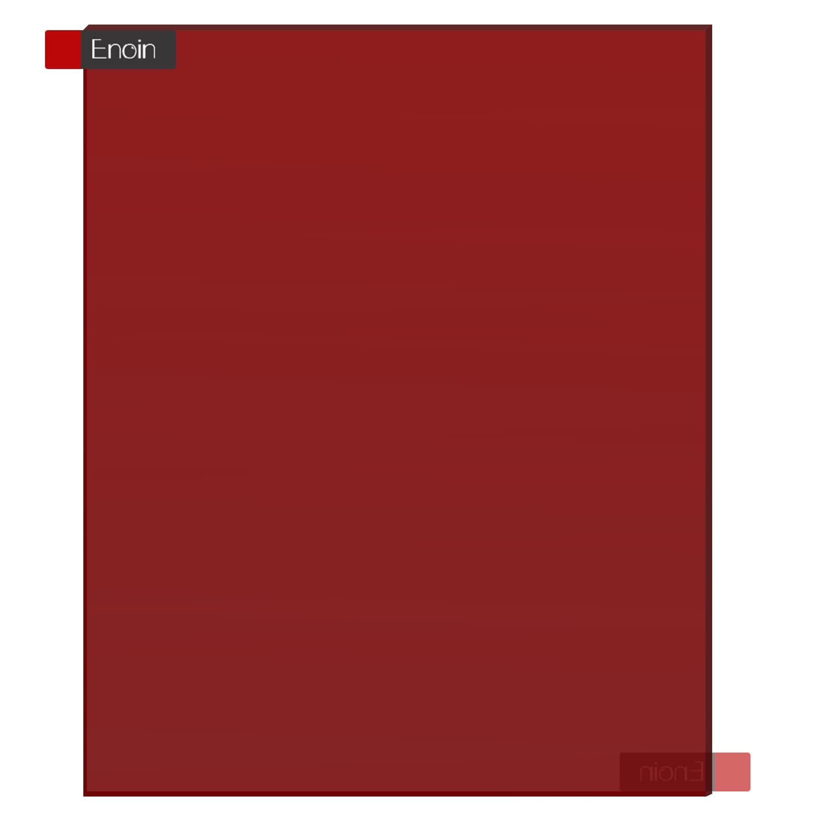 Enoin 12x16 Translucent Red Acrylic Sheet - Cut to Size Plexiglass Sheets 1/8 inch Thick, Colored Plastic Board Panel for Art Craft, DIY, Painting