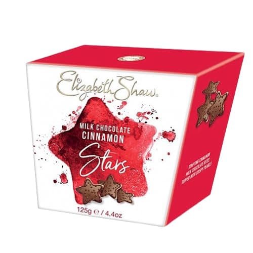 Elizabeth Shaw Milk Chocolate Cinnamon Stars 125g