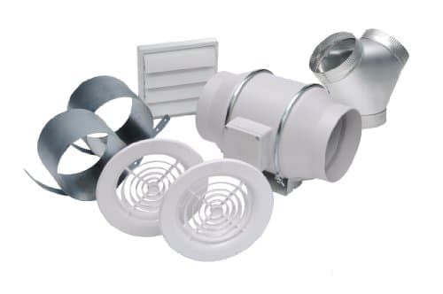 Soler & Palau S&P KIT-TD150-DV Inline Mixed Flow Duct Exhaust Fan Kit