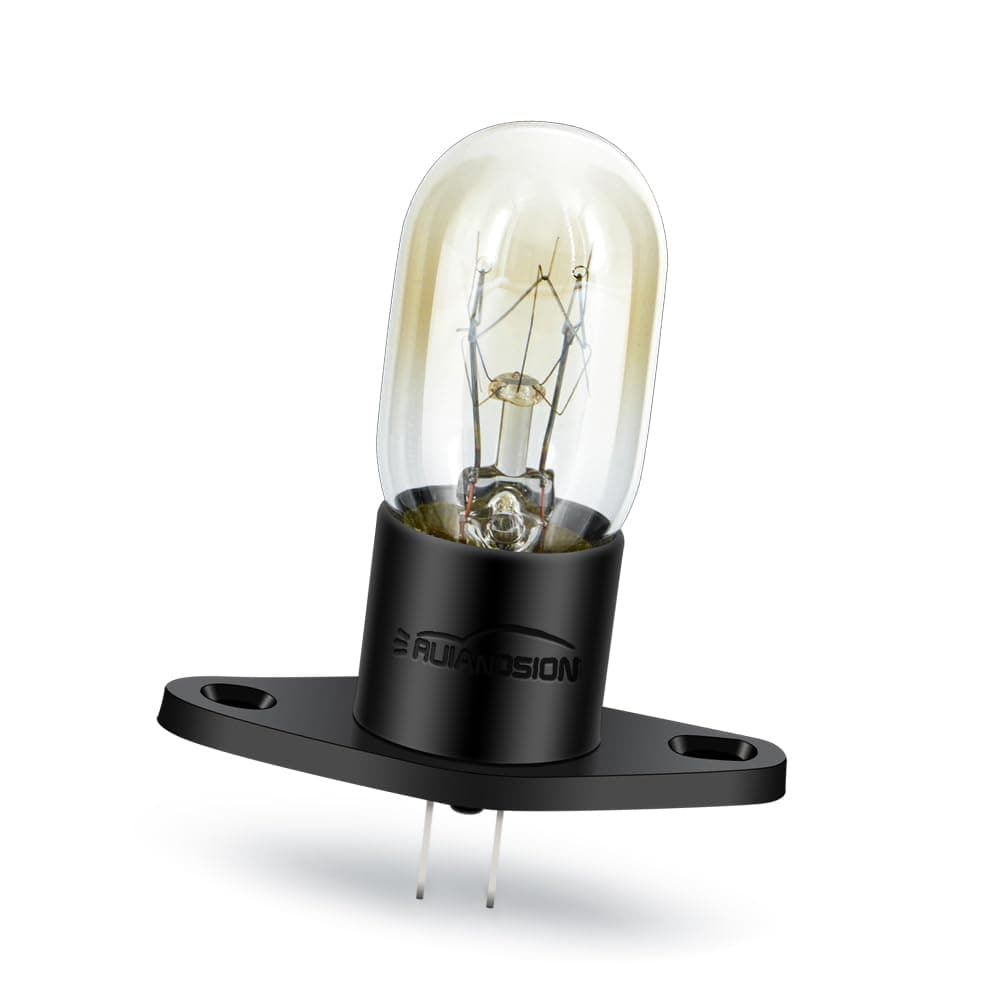 Ruiandsion-Ruiandsion Microwave T170 Base Bulb 230V 20W Microwave Lamp Bulb Universal Microwave Bean Oven Lamp, Warm White
