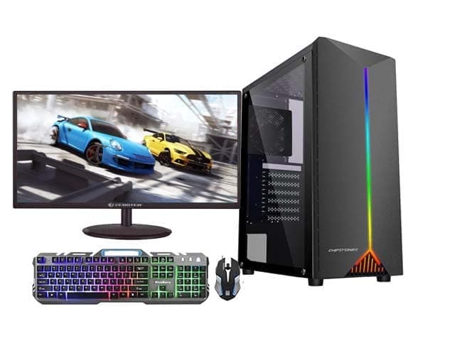 Gaming Pc Full setup Desktop complete computer system Core I7 860 |16GB Ram |512GB SSD 500GB 7200 RPM HDD | |Windows 10| GT 4GB 730 DDR5 Graphics Card 800W PSU with 20 inches led Monitor RGB Keyboard RGB Mouse Wi-fi Ready to play