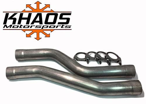 Mid Muffler Delete Kit Mandrel Bent Compatible with Dodge Challenger/Charger / 300 5.7L 2017-2020