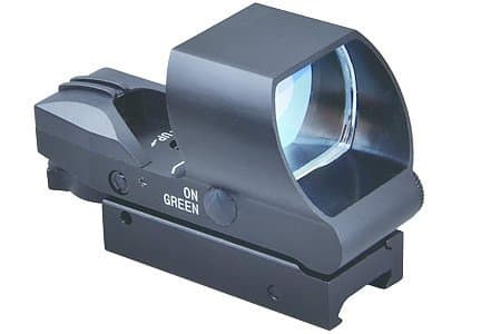 Trinity Force 4 Ret. Red/Green Illum. Reflex Sight w/ Weaver Base, Black w/ Electronic CXHD119