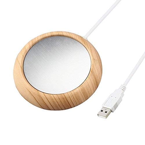 Coffee Mug Warmer for Office/Home Use (Light wood)