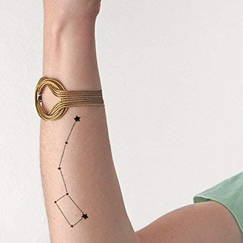 Ursa Minor - Temporary tattoo (Set of 2)
