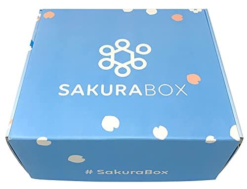 Sakura Box Dagashi Set Japanese Candy Chocolate Snacks Gift Packs (Medium w/Blue Box)