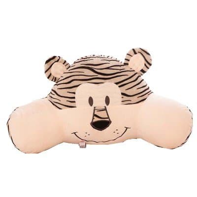 Mltao Cartoon Animal Tiger Lumbar Pillow, Lumbar Cushion,Back Support Pillow,Sofa Chair Cushion, Cute Cozy Standard Pillows for Bed, Sofa,Car, Back Supporting Pillow (002 Tiger)