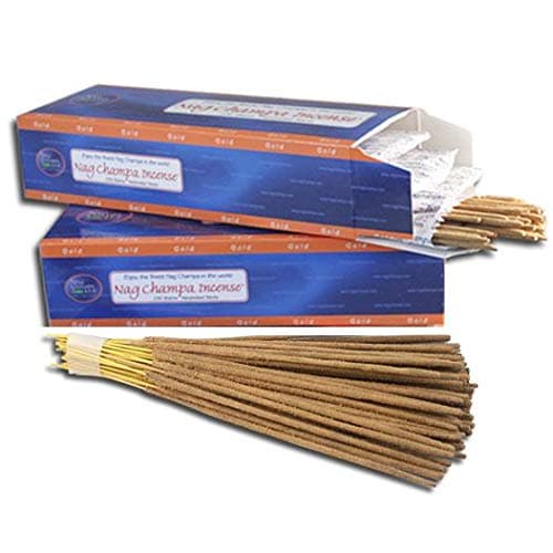 Nag Champa Gold Incense- Bulk 500 Sticks Pack (2 x 250 Stick Boxes)