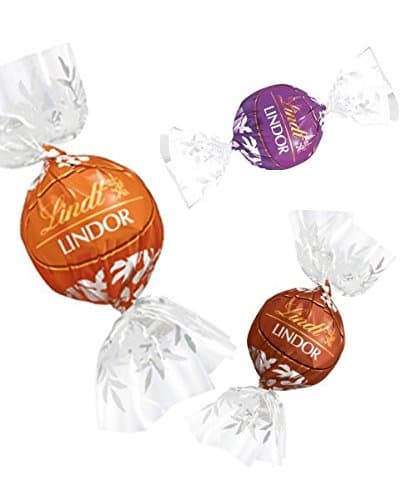 LINDT LINDOR NUTTY COLLECTION NUT MILK CHOCOLATE TRUFFLES - 3 varieties (Hazelnut, Almond & Pistachio) (24)