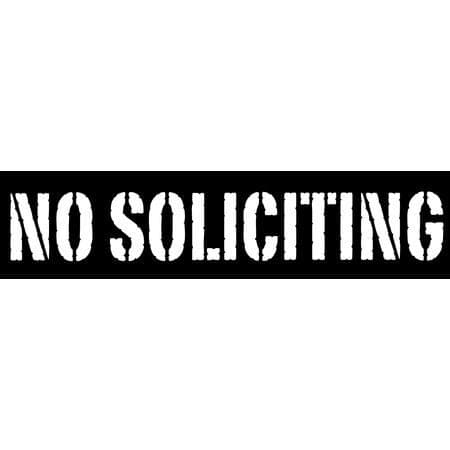 No Soliciting 5