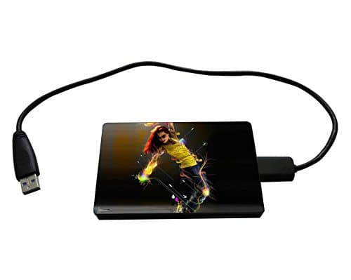 Lycans 3M Vinyl Abcd Girl Multicolor Hard Disk Skin Multicolor