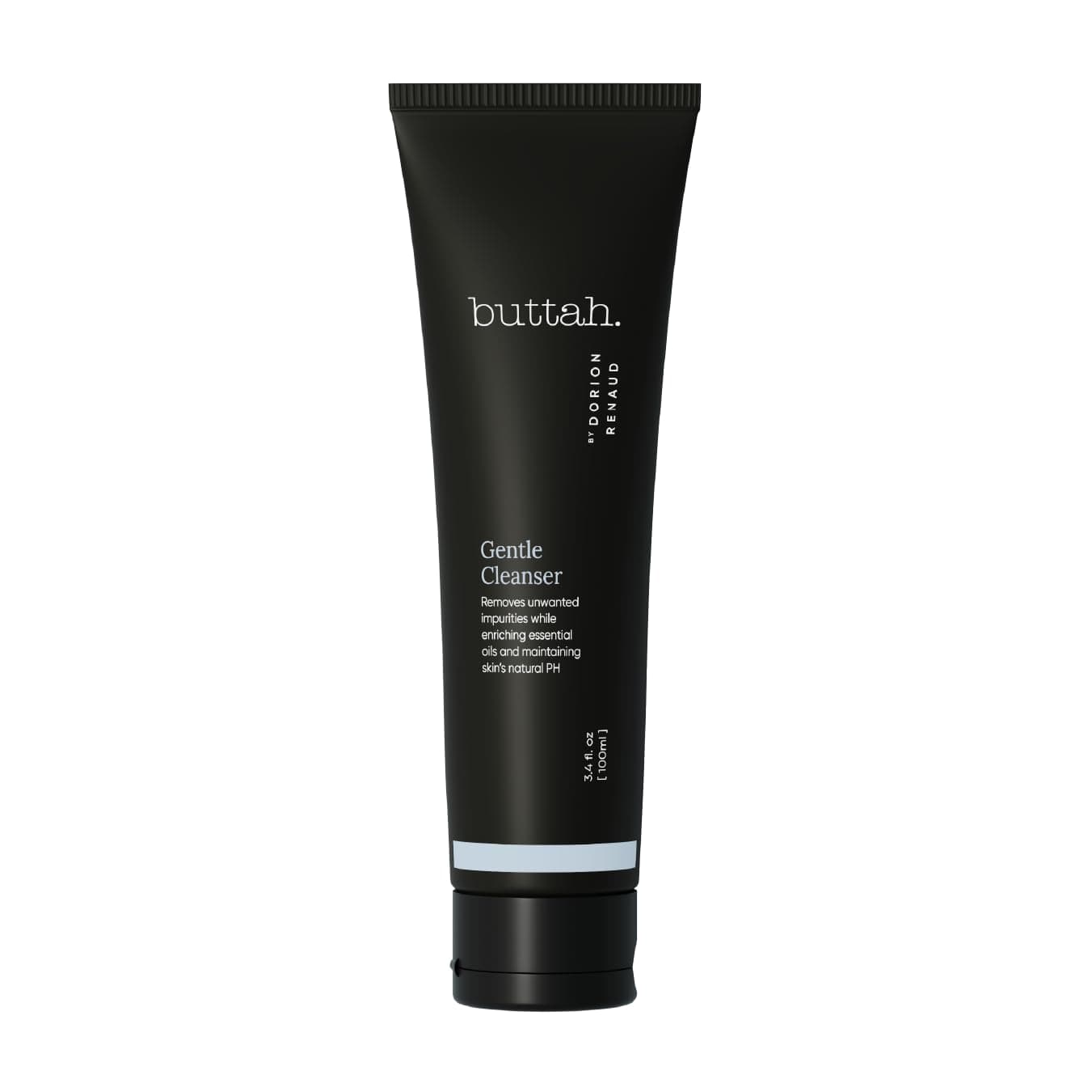 buttah. by Dorion Renaud Skin Facial Cleanser 3.4oz - Organic Clarifying Face Wash - Oil & Dirt Extracting Wash - Daily Cleansing - All Natural - Face Wash for Melanin Rich Skin - Black Owned Skincare