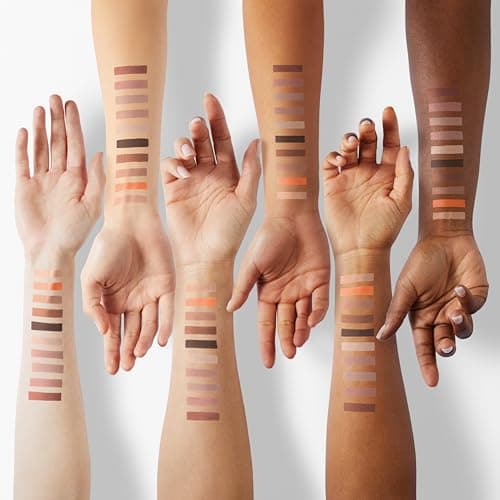 Sulily 10 Colors Eyeshadow Palette-Matte Naked High Pigmented Eye Shadow,Naturing-Looking, Ultra-Blendable,Waterproof&Long Lasting Neutral Cream Korean Makeup for Older Women (Milk Tea)