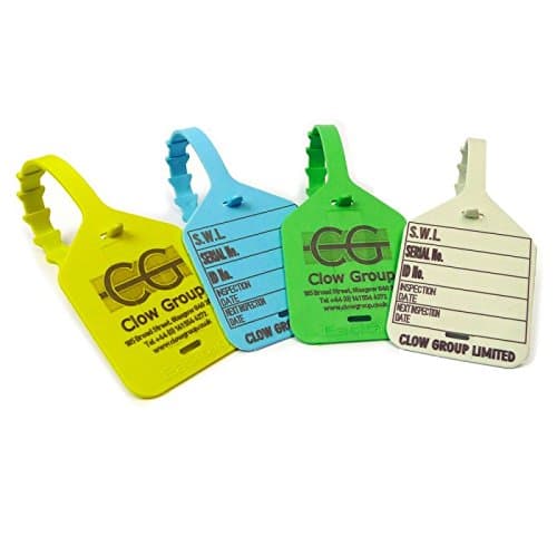 EQUIPMENT INSPECTION TAG COLOUR EASY CODED LIFTING EQUIPMENT SYSTEM TAGS (Blue)