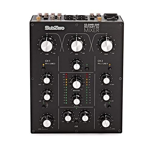 SubZero 2 Channel Rotary DJ Mixer