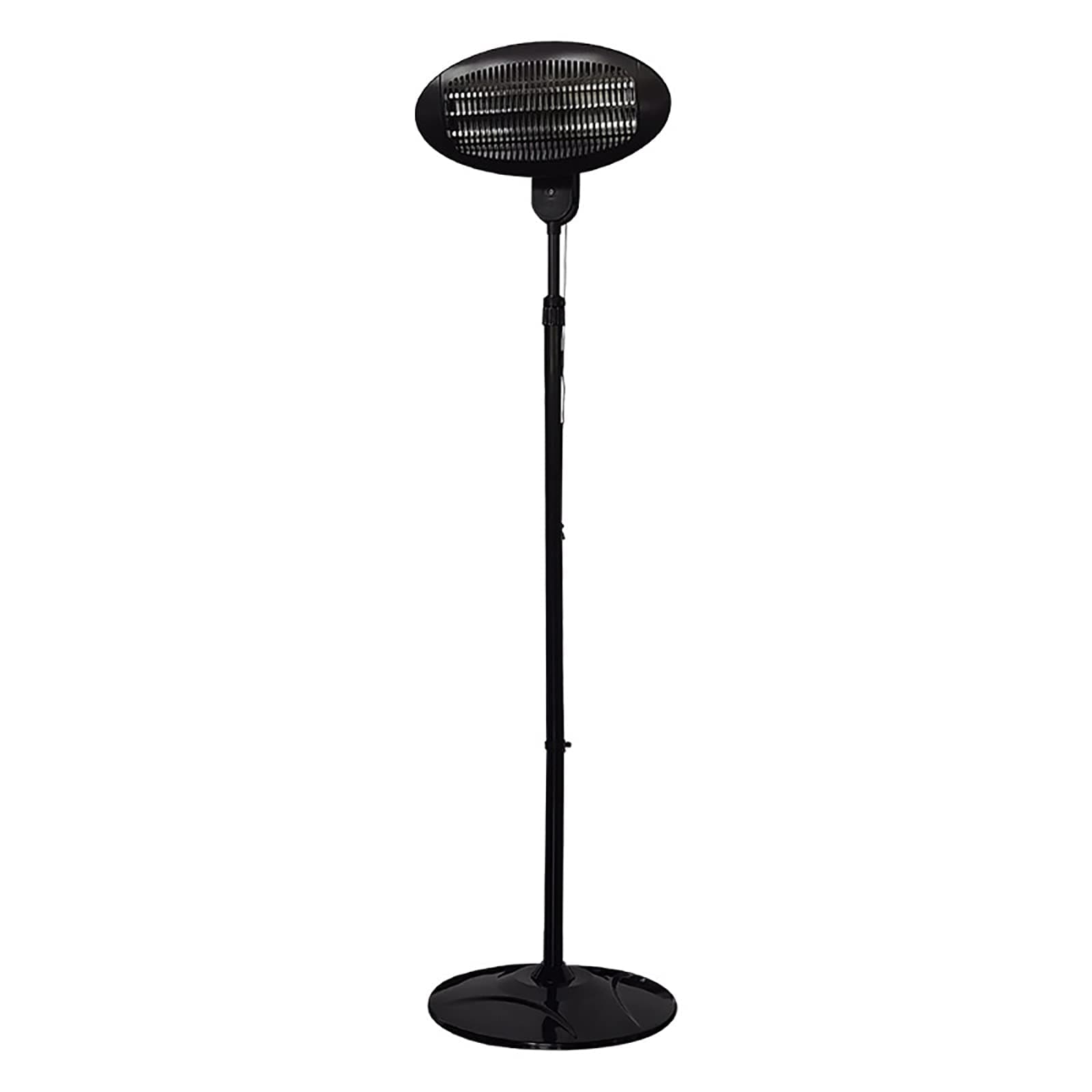 Electric Patio Heater Garden Quartz Heater Waterproof 2000W - Black