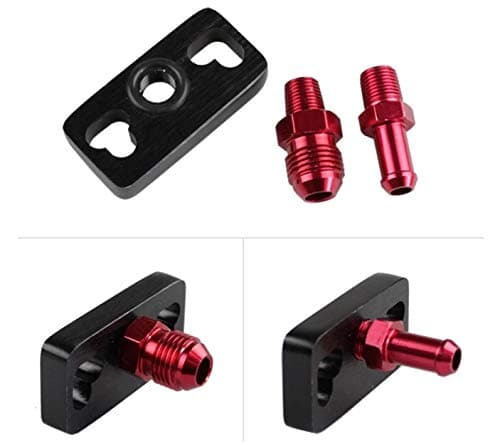 AN Fuel Rail Adapter for Civic Integra D16 B16 B18 K20 Pressure Regulator