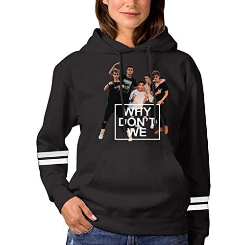 W-why_dont-We Women's Unisex Print Hoodie Hooded Sweatshirt Hat Pouch Pocket Jacket