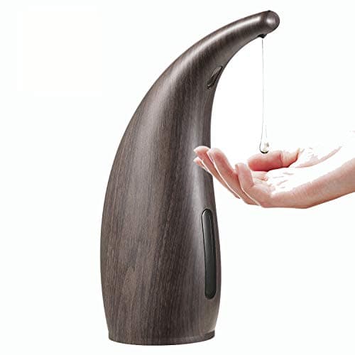 PAOPOW Automatic Soap Dispenser, Touchless Soap Dispenser 300ML Electric Dish Soap Dispenser with IP67 Deep Waterproof Dish Liquid Auto Touchless Infrared Motion Sensor Soap Dispenser for Kitchen