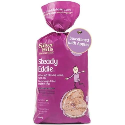 Silver Hills Bakery Steady Eddie Sprouted Bread, 21 Ounce -- 8 per case