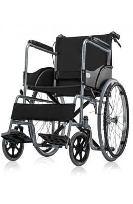 Fastwell Premium Folding Wheelchair With Seat Belt & Dual Break