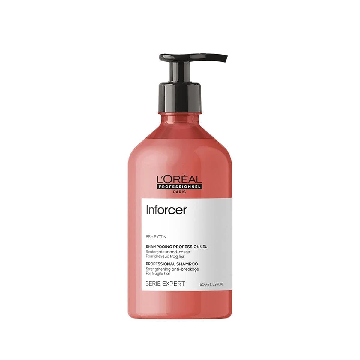 Inforcer Strengthening Shampoo - Prevents Breakage and Adds Softness For Weak, Fragile & Damaged Hair Types, With Biotin