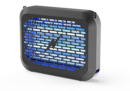 Lumapest Bug Zapper & Indoor Electric Insect Killer: Powerful 2800V 20W Bulbs Protection| for Fly Traps, Mosquitoes & Pests | Covers 6,000 Sq. Ft. | Free 2-Pack Replacement Bulbs Included