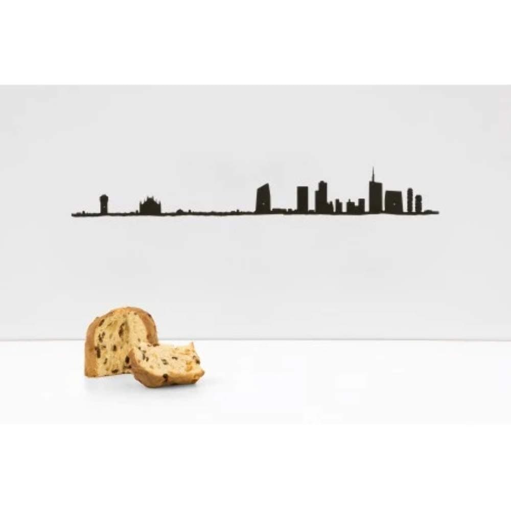 TheLine - Silhouettes for City Lovers - Milan (From Bergamo) - Wall Art - Metal Wall Art - Modern - Urban - 19.5 x 19.5 inches