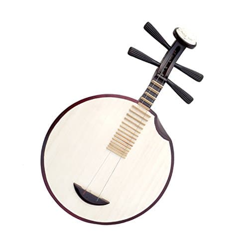 OrientalMusicSanctuary Hardwood Yueqin - Chinese Banjo for for Ensemble and Chinese Opera