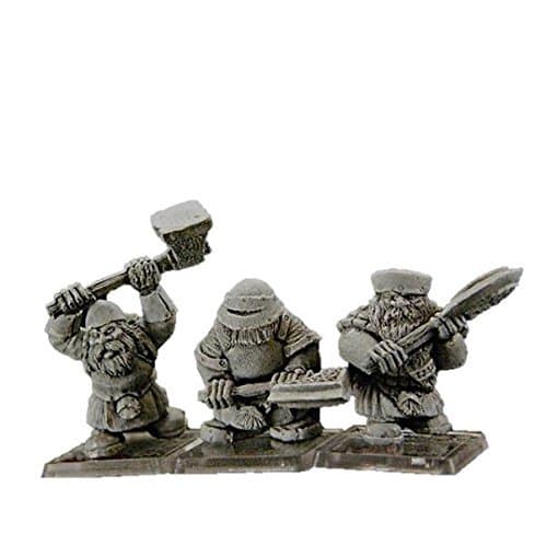 Gamezone Miniatures: Dwarves - Twohanded Weapons Warriors III