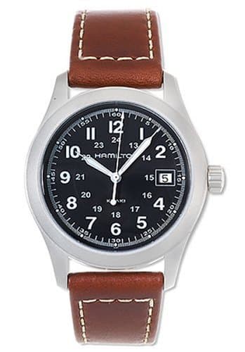 Hamilton Men's H68481533 Khaki III Leather Watch