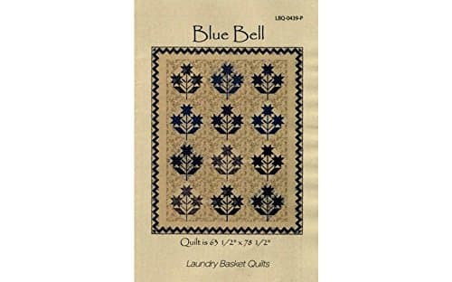 Blue Bell, Quilt Pattern, LBQ-0439-P, Edyta Sitar, 63 by 78 inches