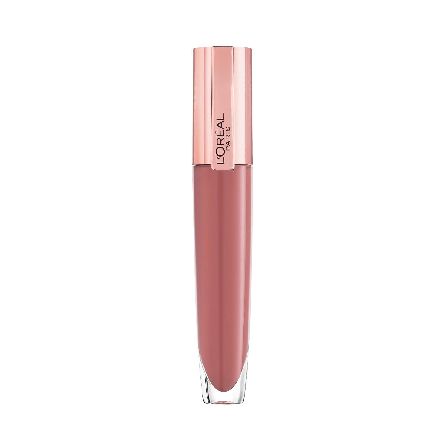 L'Oreal Paris Lip Gloss, Plumping and Hydrating, with Hyaluronic Acid and Collagen Complex, Glow Paradise Balm-In-Gloss, 412 I Heighten