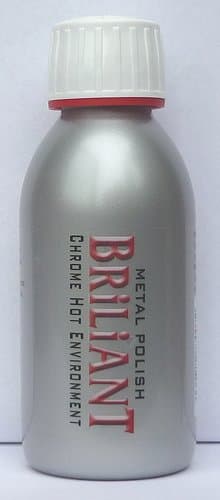 Briliant CHROME/Hot Environment/nickel Metal Polish 250ml Bottle