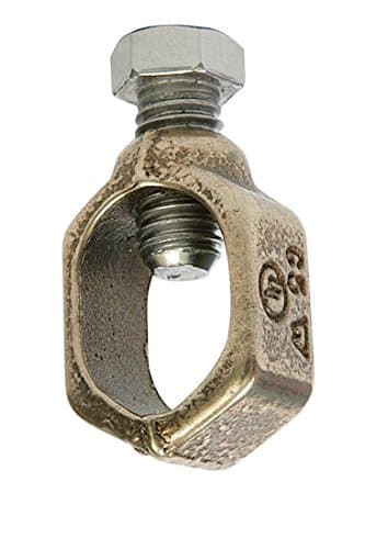 G-6 Ground rod clamp, copper, 3/4" UL, direct burial