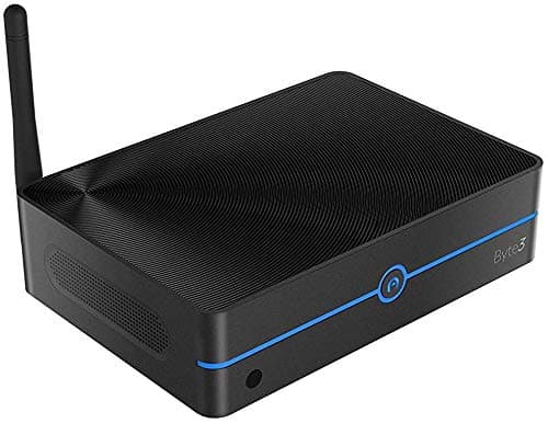 Azulle Byte3 Fanless Mini Desktop PC 4GB/64GB – Business & Home Powerful Portable Computer, Wifi, Ethernet Port, Windows 10 Pro, Media Center