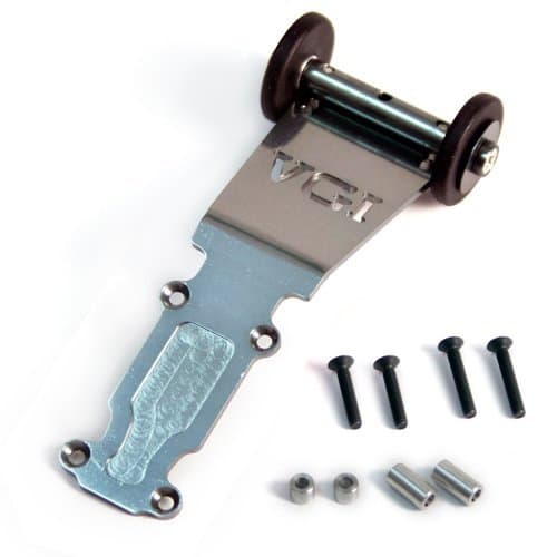 Atomik RC Rally 1:16 Aluminum Alloy Wheelie Bar Hop Up Upgrade, Grey/Gun Metal Replaces Part 7184