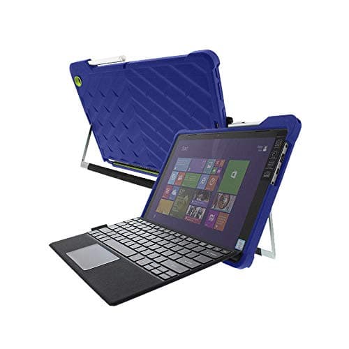 GumDrop DropTech Case with Built-in Stylus Slot Designed for Acer Switch 5 Laptop for Commercial, Business and Office Essentials- Royal Blue/Lime, Rugged, Shock Absorbing, Extreme Drop Protection