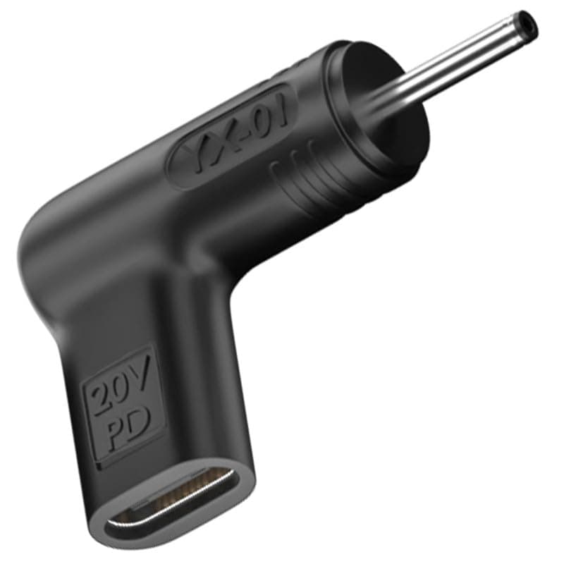 100 W USB-C to 3.0 x 1.1 mm 100 W DC Adapter, Male to DC Female 19 V Adapter, USB Type C Male Input to DC 3.0 x 1.1 mm Adapter Male Power Supply Cable Adapter for Samsung Acer Laptop