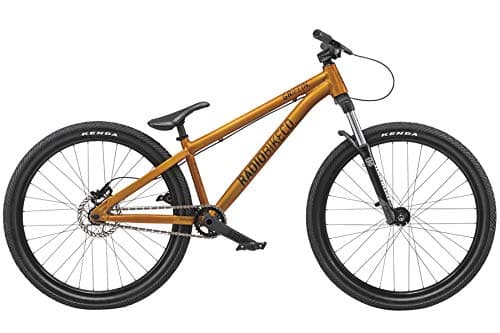 Radio Griffin Pro 26" 2019 Complete Dirt Jump Bike 22.8" Top Tube Translucent Gold