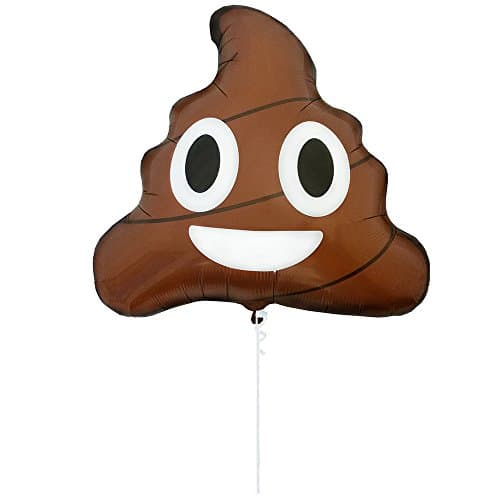 Emoji Poop 24 Inch Foil Balloon - 1 Pack