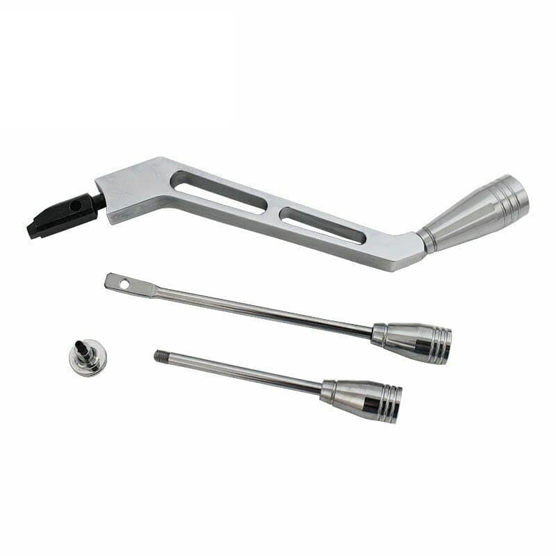 IBESTWOLF Billet Aluminum Shifter Lever Turn Signal Hazard Tilt Kit Polished for GM Column 1967-1994 Chevy Buick Oldsmobile Pontiac Cadillac