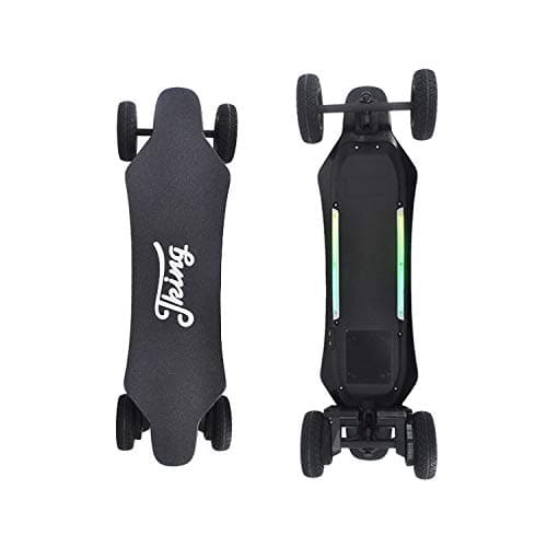 Ewila 38" Electric Skateboard Longboard with Remote Control, 25 MPH Top Speed, 9.4 Miles Max Range, 2000W Dual Motors, 8 Layers Maple Longboard, Street, All-Terrain, 2in1 Models