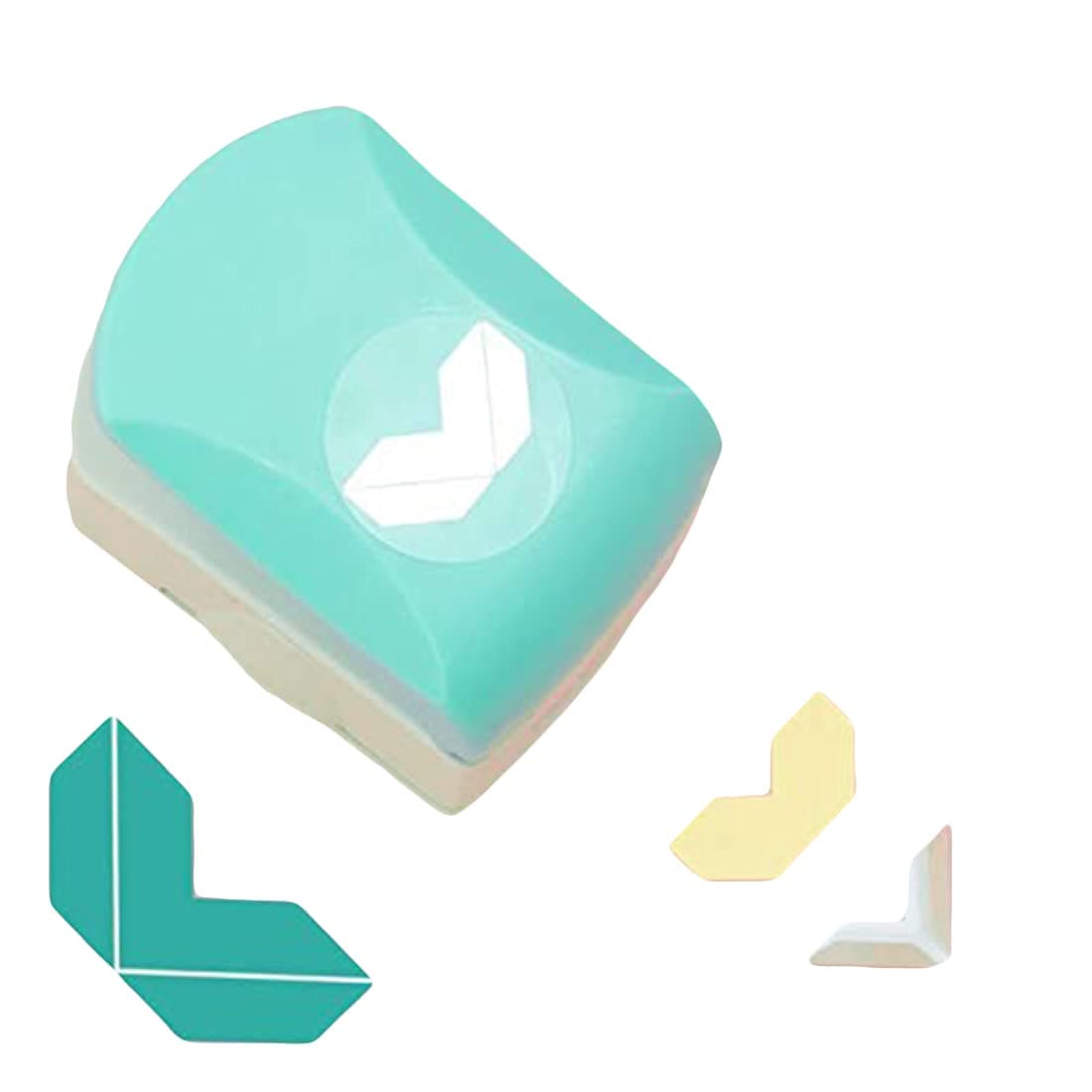 Craftelier - Lever Press Basic Shape Corner Punch for Paper and Cardstock | for Embellishing Photographs in Scrapbooking and Crafting | Size Approx. 7.2 x 5.6 x 8.1 cm (2.83" x 2.20" x 3.19")