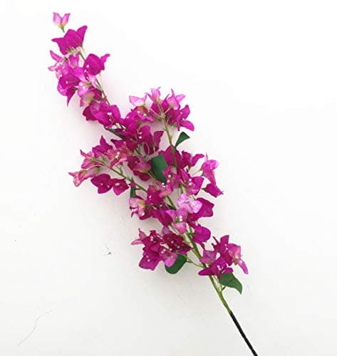 4pcs Long Bougainvillea Artificial Floor Mounted Fake Large Size Bougainvillea Flower 118cm for Wedding Centerpieces Decorative Flower (Fuchsia)