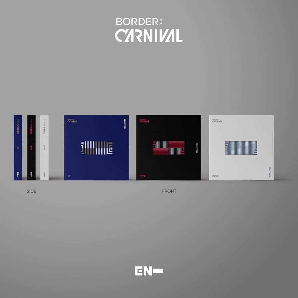 Border : Carnival 2nd Mini Album Up Version CD+1p Folding Poster On Pack+104p PhotoBook+16p Lyric Book+2p PhotoCard+1p Lenticular Card+1p Sticker+Carnival Ticket+Tracking