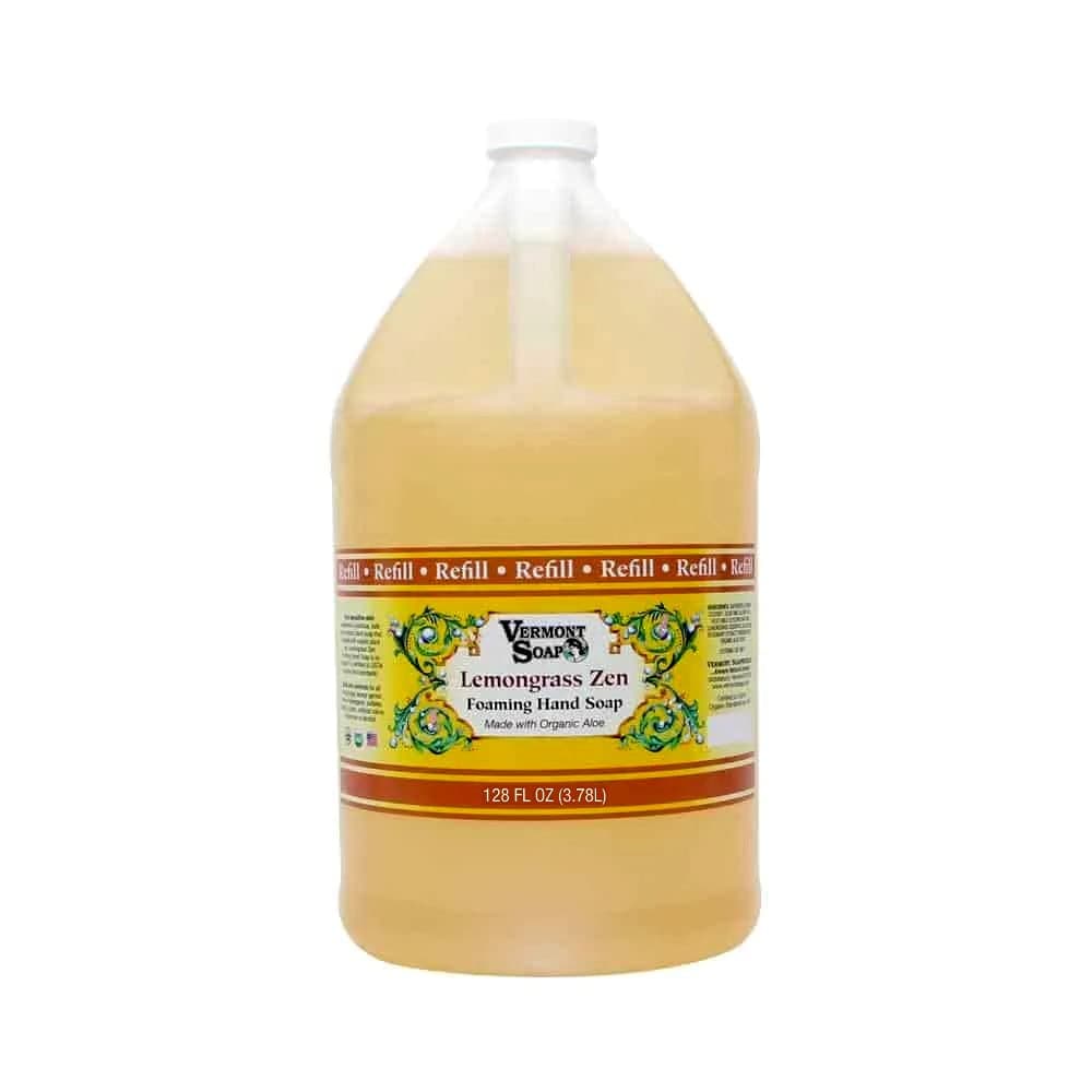 Vermont Soap Organics - Lemongrass Foaming Hand Soap Gallon Refill