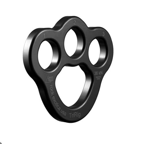 Rock Exotica TriRig Ultra-Light 3 Hole rig Plate Black RP1-B